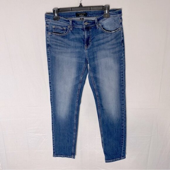 Banana Republic Factory Mid Rise Med Wash Girlfriend Jeans 28 - Picture 15 of 15